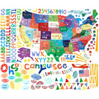 Oh Say Can You See Peel and Place Wall Decal by Oopsy Daisy
