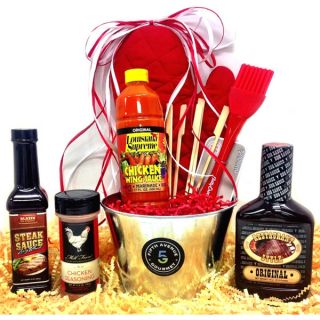 Fifth Avenue Barbecue King   BBQ Gift Basket Set   16801453