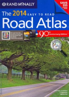 Rand McNally 2014 Easy to Read Road Atlas: United States, Canada
