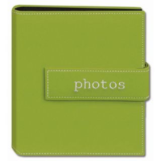 Pioneer Photo Green 4x6 Hook and loop Strap Photo Albums (Pack of Two
