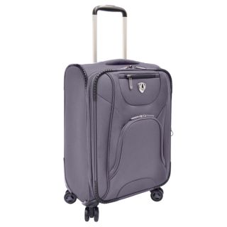 Travelers Choice Charcoal Cornwall 22 inch Carry On Expandable