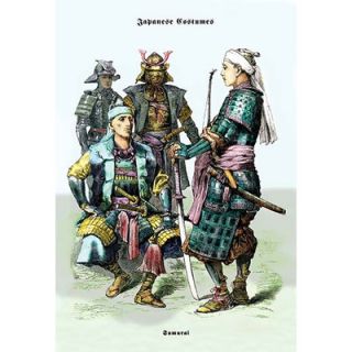 Japanese Costumes: Samurai Painting Print by Buyenlarge