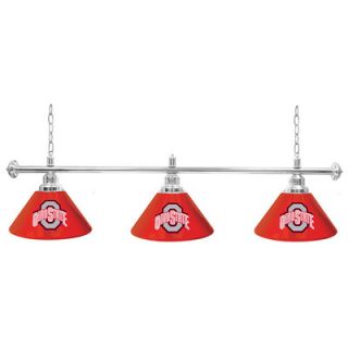 Trademark Global Ohio State 60 Three Shade Billiard Lamp