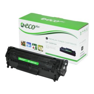 EcoPlus HP Q2612A Re manufactured Toner Cartridge (Black)   15456883