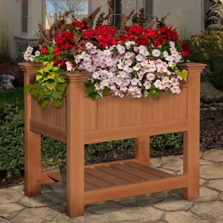 New England Arbors Bloomsbury Composite Planter   Raised Bed & Container Gardening