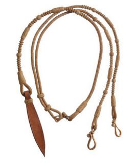 Royal King Rawhide Braided Romel Reins   Western Saddles & Tack