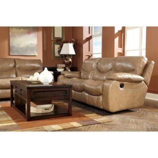 Signature Design by Ashley Zackary Leather Reclining Sofa