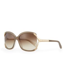 kate spade new york laurie butterfly sunglasses, pebble