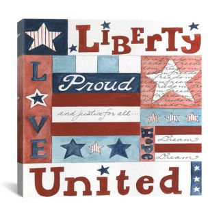 Liberty Proud Canvas Wall Art by Pat Yuille