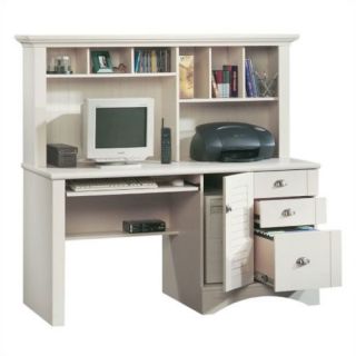 Sauder Harbor View Computer Desk with Hutch I