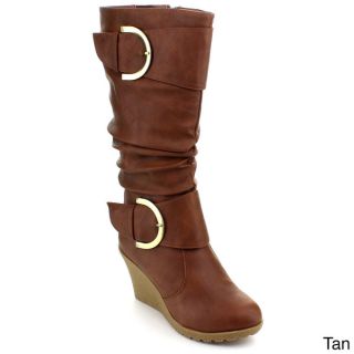 Top Moda Pure 65 Womens Knee high Slouched Boots   Shopping