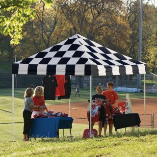 ShelterLogic 10' x 10' Pop Up Canopy   Checkered Flag   Canopies