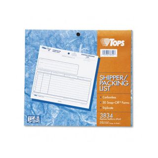 Snap Off Shipper / Packing List, Three Part Carbonless, 50 Forms