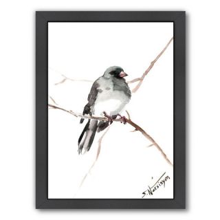 Dark Eyed Junco Framed Painting Print by Americanflat