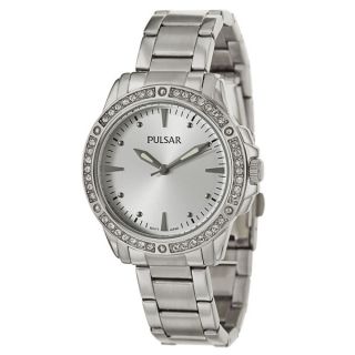 Pulsar Womens PH8091 Night Out Stainless Steel Quartz Watch