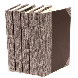 Bespoke Grey Suit Decorative Books (Set of 5)