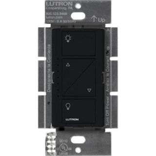 Lutron Caseta Wireless 600/150 Watt Single Pole In Wall Dimmer   Black PD 6WCL BL
