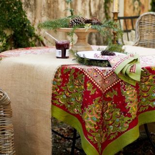 Couleur Nature Noel Rectangle Tablecloth