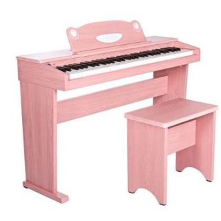 Artesia FUN 1 Mini Children's Piano with Bench and Headphones (Pink)
