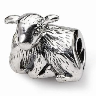 Sterling Silver Reflections Lamb Bead