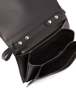 Jason Wu Charlotte Origami Leather Handbag, Black