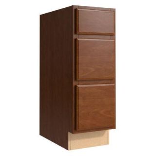 Cardell Salvo 12 in. W x 21 in. D x 34.5 in. H Vanity Cabinet in Nutmeg VBD122134.3.AD7M7.C53M