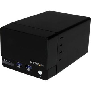 StarTech USB 3.0 Dual 3.5in SATA III Hard Drive RAID Enclosure wi
