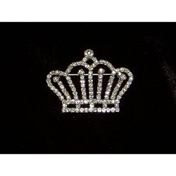 Silverplated Crystal Crown Pin   Shopping   The Best Prices