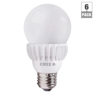 Cree 75W Equivalent Soft White (2700K) A19 Dimmable LED Light Bulbs (6 Pack) BA19 11027OMF 12DE26 1U100   Mobile