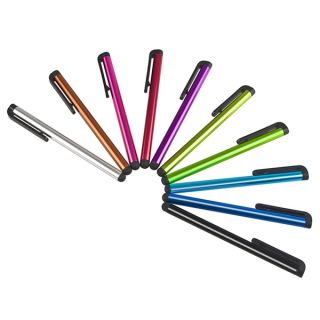 INSTEN 10 piece Universal Stylus Set for Cell Phone or Tablets