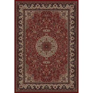 Concord Global Dynasty Red Rectangular Indoor Woven Oriental Area Rug (Common: 9 x 13; Actual: 111 in W x 154 in L x 9.25 ft Dia)