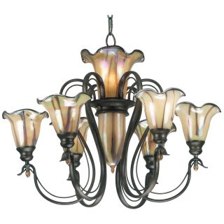 Kenroy Home Inverness Chandelier   31W in. Tuscan Silver   Chandeliers