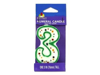 3rd bday candle wm1045   Set of 144 (Party Supplies Birthday Candles)   Wholesale