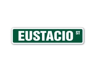 EUSTACIO Street Sign name kids childrens room door bedroom girls boys gift
