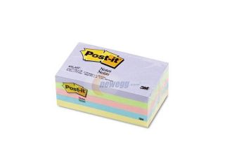 Post it Notes 655 AST Original Pads in Pastel Colors, 3 x 5, Five Pastel Colors, 5 100 Sheet Pads/Pack