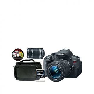 Canon EOS Rebel T5i 18MP Digital SLR Camera with EF S 18 55mm and 55 250mm IS S   7779809