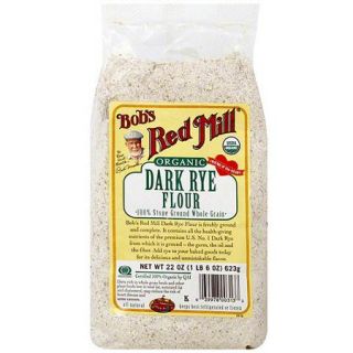 Bob's Red Mill Organic Dark Rye Flour, 22 oz (Pack of 4)