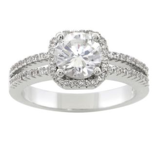 Eternally Haute 3ct TGW Cubic Zirconia Halo Ring   Shopping