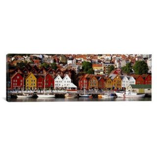 iCanvas Panoramic Bergen, Norway Photographic Print on Canvas