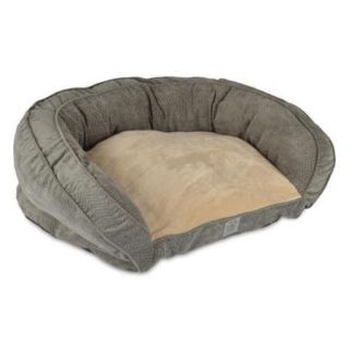 SnooZZy Gray Gusset Couch Pet Bed Gray 35 inch