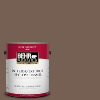 BEHR Premium Plus 1 gal. #760B 6 Traditional Hi Gloss Enamel Interior/Exterior Paint 830001