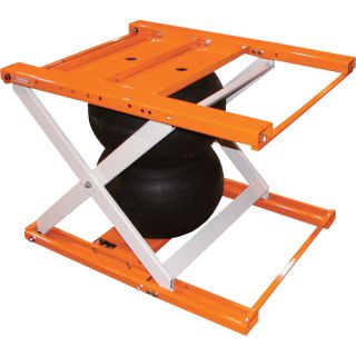 Vestil Ergonomic Air Bag Scissor Lift Table  Pneumatic Lift Tables   Carts