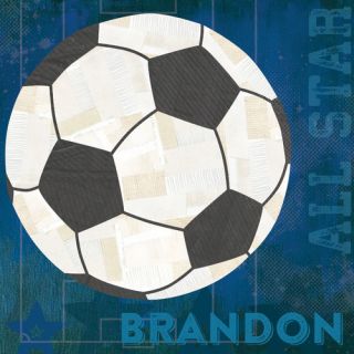 GreenBox Art Soccer All Star Personalized by Vicky Barone Graphic
