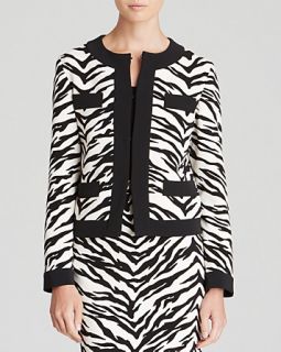 Moschino Cheap And Chic Jacket   Tiger Print Crepe