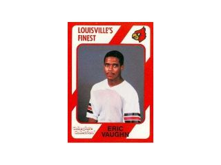 Autograph Warehouse 101731 Eric Vaughn Football Card Louisville 1989 Collegiate Collection No. 188