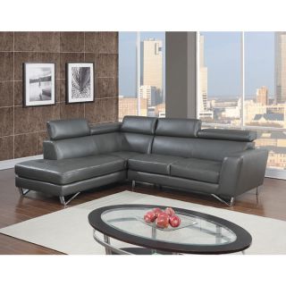 Minnesota Leather Air Modern Sectional, Left or Right Facing