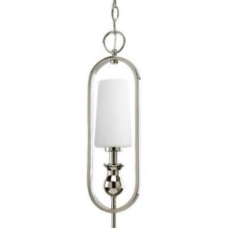 Progress Lighting LadyLuck Collection 1 Light Polished Nickel Mini Pendant P5008 104