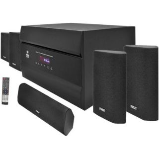 Pyle PT628A 400W 5.1 Channel Home Theater System with AM/FM Tuner, CD, DVD and MP3 Player Compatibility