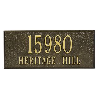 Whitehall Personalized Mailbox Side Panel   Mailbox Accessories