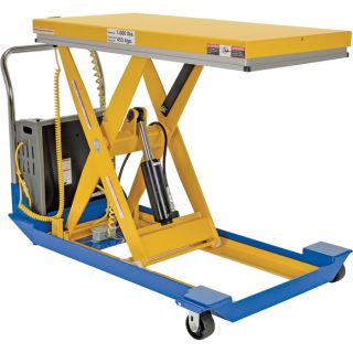 Vestil DC-Powered Scissor Cart  DC Powered Lift Tables   Carts